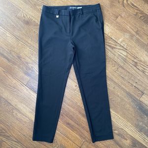Karl Lagerfeld Trousers Women's Size 8 Classic Black Straight Leg Pants